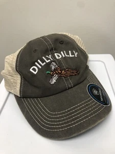 Dilly Dilly Mütze Cap bestickt Basketball grün olivgrün neu - Bild 1 von 6