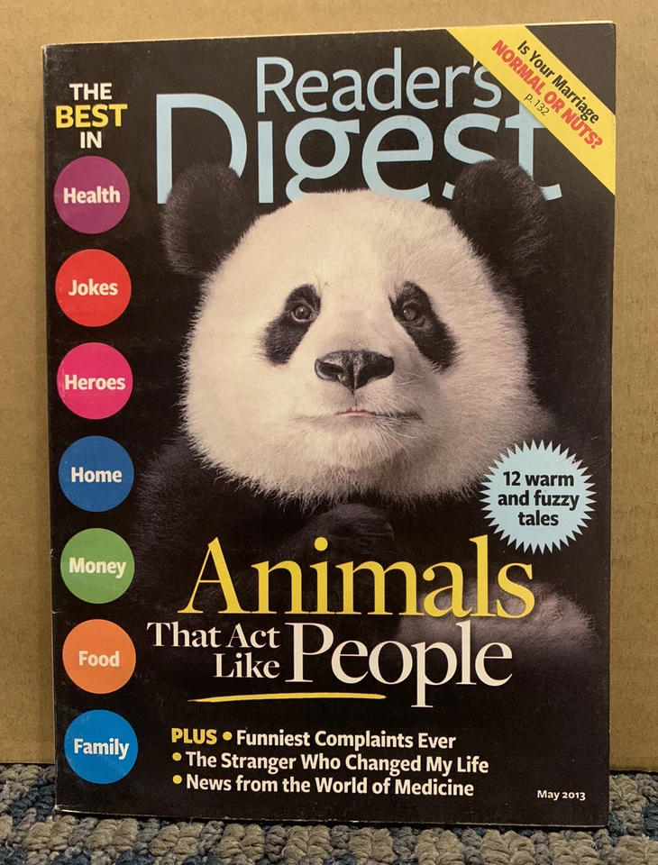 2008 May READER’s DIGEST Magazine Excellent Color (MH172) - Image 1 of 1