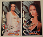 1998 WOMEN OF JAMES BOND 007 Widevision CHASE INSERT CARDS B1 B2 NM/MT Inkworks Only $9.99 on eBay