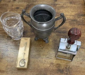 4- Articoli Vintage Include Argento Sterling Michigan State Seal Cucchiaio 4", Triumph - Foto 1 di 12