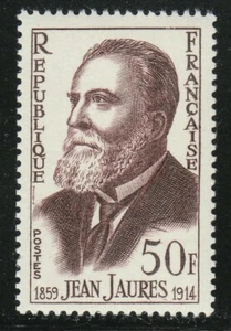 Frankreich 1959 postfrisch Mi 1261 Sc 928 Jean Jaures, Sozialistenführer, Politiker ** - Bild 1 von 1