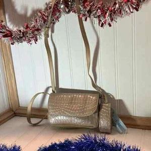Faux Snakeskin Clutch ‘N Go Bag with lipstick holder - Picture 1 of 11