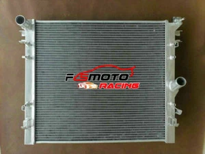 2 Row All Aluminum Radiator +Fan For 2007-2015 Jeep Wrangler JK 3.6L 3.8L V6 - Foto 1 di 4