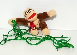 Donkey Kong Vintage String SK-18 Banpresto 1995 Plush Doll Japan Nintendo Toy 5" - Picture 1 of 8
