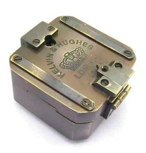Antique Vintage Brass Solid Kelvin & Hughes 1917 Brunton Compass Handmade gift - Picture 1 of 8