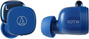 Audio-Technica Wireless Earphone / IPX4 Waterproof / Blue ATH-SQ1TW BL NEW - Picture 1 of 9