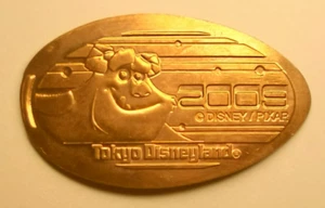 SULLEY 2009 Elongated Souvenir Medal ~ TDL0914 / Tokyo Disneyland / Disney Pixar - Picture 1 of 1
