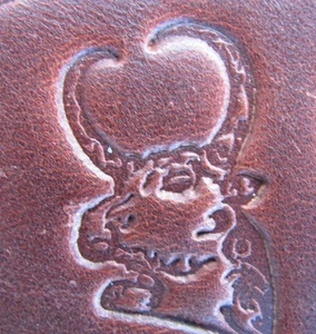 Custom Engraved Metal Alloy Leather Stamp Press Tool - Bull - Picture 1 of 2