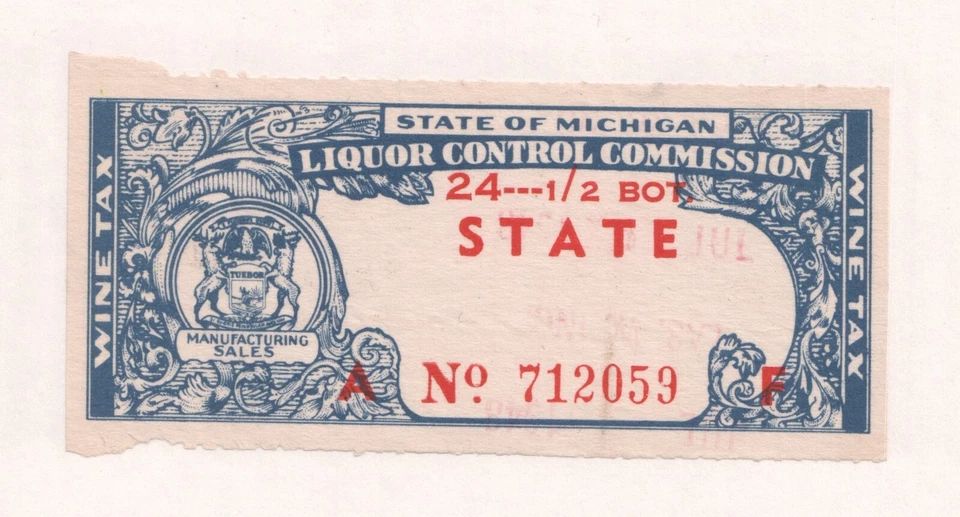 W143 Mich Liq Control Commission Wine Tax/Fault Pull Perf - Image 1 of 1