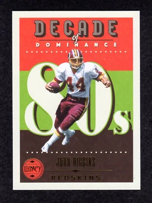 2023 Panini Legacy Decade Dominance #DOD-12 John Riggins Redskins HOF Card - Image 1 of 2