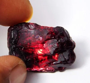 40.25 Ct Very Rare Natural Red Painite Rough Burma Untreated Loose Gemstone - Picture 1 of 6