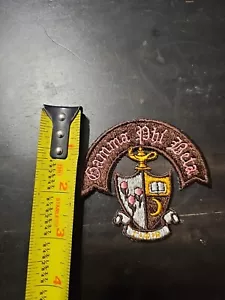Gamma Phi Beta 3" Embroidered Crest Patch New, - - Picture 1 of 1
