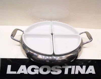 Antipastiera LAGOSTINA Academy con vassoio rotondo manicatura acciaio fuso  - Immagine 1 di 2