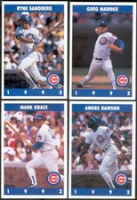 Shawon Dunston 1992 Marathon Oil Cubs