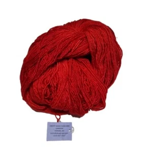 Liberty Ridge Red Hand Dyed Deschutes Silk/Wool Yarn 550yds - Picture 1 of 4