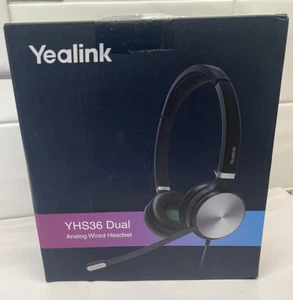 Yealink YHS36 Cuffie Analogiche Cablate Nuove Scatola Aperta Spedizione Rapida - Foto 1 di 8