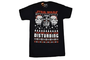 Star Wars Mens I Find Your Lack of Cheer Disturbing Ugly Christmas Shirt New S - Picture 1 of 5