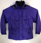 VTG Eddie Bauer Women’s Medium M Thinsulate Lite Loft Purple Hooded Parka Jacket
