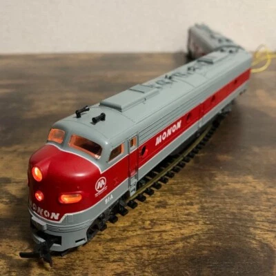 Rivarossi Monon Emd F7 Two Unit Train Set K738 Made In Italy HO Scale Model JPN - Image 1 of 4