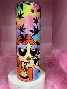Power Puff Girls 4/20 edition 20oz Stainless Steel Tumbler - Picture 1 of 2