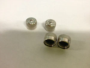 BMW 5 6 7 8 Series VALVE CAPS GENUINE ITEMS SET OF 4 36121120779 - Picture 1 of 1