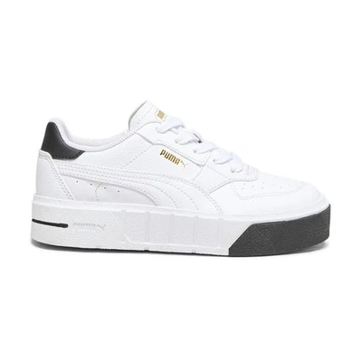 Zapatillas informales blancas con cordones PUMA Cali Court para jóvenes niñas 39438501 Foto 1 de 4