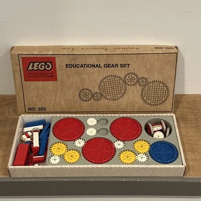 Lego 322 Juego de Equipo Educativo Vintage Raro Foto 1 de 4