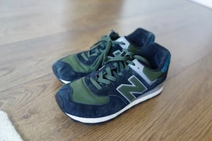 Sehr guter Zustand New Balance 574 Sneaker's Größe 9 grün\schwarz - Bild 1 von 5