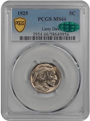 1925 Buffalo PCGS  CAC MS 66 - Image 1 of 4