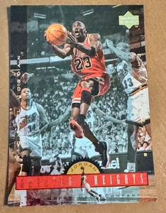 Michael Jordan's Greatest Heights GH8 1996 Upper Deck Chicago Bulls - Imagen 1 de 2