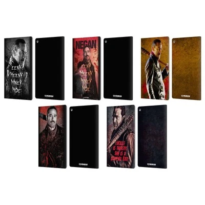ОФИЦИАЛЬНЫЙ КОЖАНЫЙ ЧЕХОЛ-БУМАЖНИК AMC THE WALK DEAD NEGAN ДЛЯ AMAZON FIRE - Изображение 1 из 4