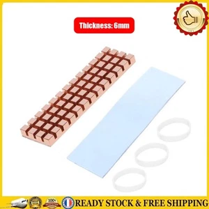 PC Notebook SSD Heat Sink for M.2 2280 PCI-E NVME with Thermal Pad (6mm) - Bild 1 von 8