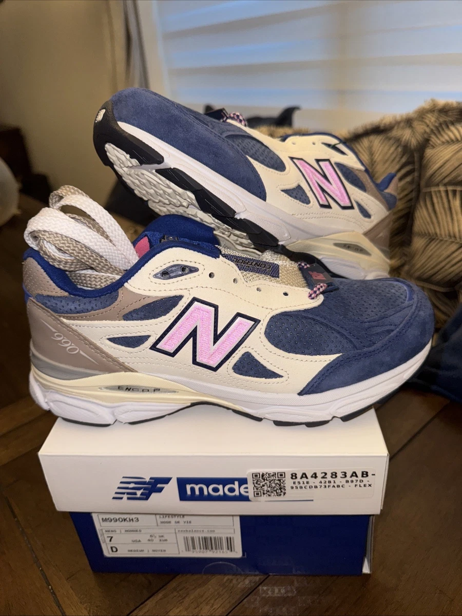 New Balance Kith x 990v3 Made in USA Steel Blue | eBay