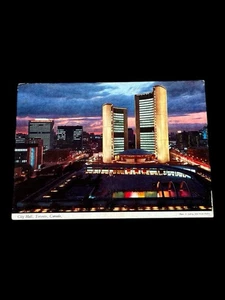 Tarjeta postal vintage sin usar del Ayuntamiento de Toronto Canadá - Imagen 1 de 2