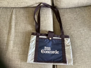 Bolsa de documentos de tripulación British Airways Concorde rara 1976-1980 - Imagen 1 de 8