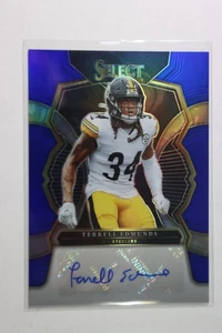 Panini Select 2022 - Signatures Terrell Edmunds #SIP-TE azul Prizm/99 (AU) - Imagen 1 de 2