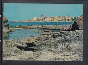 Cartolina Portoscuso Scogliere e Porticciolo V481 - Imagen 1 de 1