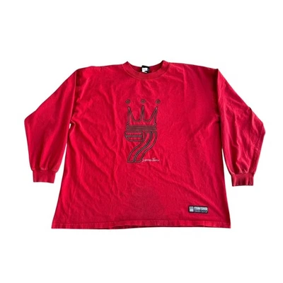 Sudadera De Colección Dada Supreme Para Hombres 2XL Roja Estampado Gráfico Pullover Algodón Años 90 Foto 1 de 4