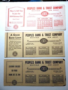 1930/40 People's Bank & Trust Tintenlöscher - Bild 1 von 13