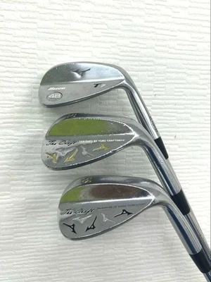MIZUNO The Craft 52° 58° T7 48° Wedge Set of 3 Dynamic Gold 120S S200 Used - image 1 of 3