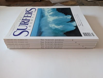 The Surfer's Journal Magazine, Full Volume 10, Issues 1-5, Full Lot - Image 1 of 4