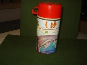 Vintage 'Flipper' Thermos, 1966, NICE SHAPE, TV SHOW DOLPHIN - Picture 1 of 7