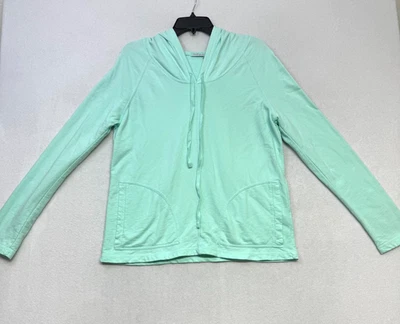 Sudadera con Capucha Fresh Produce Verde Menta Algodón Ligero Manga Larga Para Mujer’s M EE. UU. Foto 1 de 4