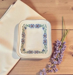 Antique Rare Villeroy & Boch Dresden Vegetable Serving Dish 7.5” Cornflower - Picture 1 of 14