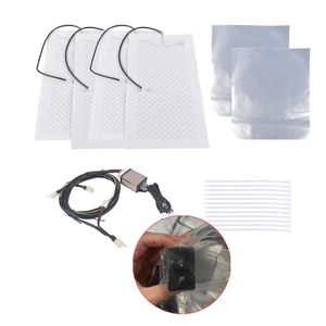 4x KFZ Carbon Sitzheizung Heizmatten Nachrüstsatz 12 V für PKW LKW BUS Universal - Bild 1 von 5