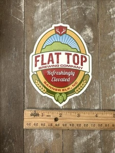 Calcomanía adhesiva de vinilo de tapa plana para elaboración de cerveza - cerveza artesanal - banner alce NC - Imagen 1 de 1