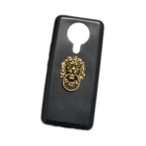 Cover For Tecno Spark 6 Metal Lion Head Finger Ring Stand Holder Soft TPU Case - Picture 1 of 4
