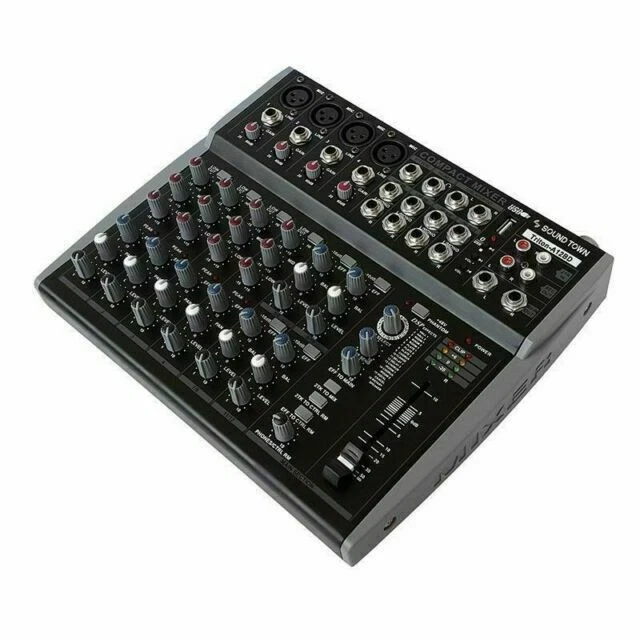 Sound Town Triton-A12BD 12-Channel Audio Mixer - Black