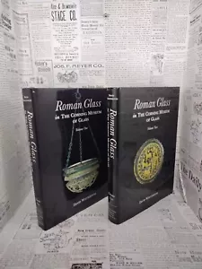 ROMAN GLASS IN THE CORNING MUSEUM OF GLASS By David Whitehouse. Volume 1 & 2 - Picture 1 of 21