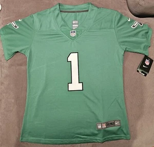 NWT Nike Eagles Women's Stitched Jersey Jalen Hurts #1 Kelly Green Sz Large - Picture 1 of 5